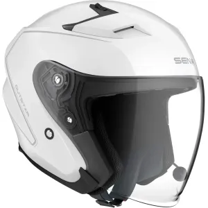 Moto přilba SENA Outstar s integrovaným headsetem  bílá lesk #2906582