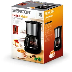 Kávovar na překapávanou kávu SENCOR 1,25 l SCE 3050SS #503001