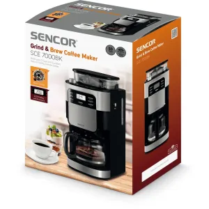 Sencor SCE 7000BK kávovar, černá