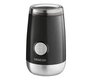 Sencor Sencor - Elektrický mlýnek na zrnkovou kávu 60 g 150W/230V černá/chrom