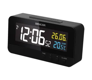 Sencor Sencor - Digitální hodiny s budíkem a teploměrem 230V/1xCR2032