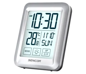Sencor Sencor - Meteostanice s LCD displejem a budíkem 2xAAA