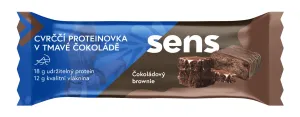 Sens Cvrččí proteinovka v tmavé čokoládě - čokoládový brownie 60 g