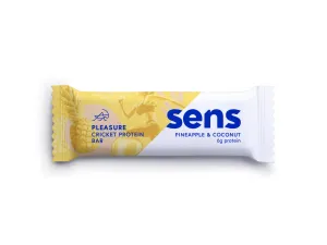 SENS SENS Pleasure Protein tyčinka s cvrččí moukou - Ananas & Kokos 40 g