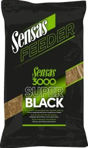 Sensas Krmítková směs 3000 Feeder 1kg - Super Black #4084470