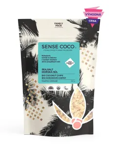 (DMT) Sense Coco Bio kokosové chipsy s mořskou solí 250 g