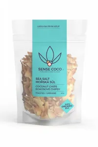 Sense Coco Bio kokosové chipsy s mořskou solí 40 g