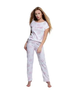 Sensis Livia Dámské pyžamo, S, bílo-růžová