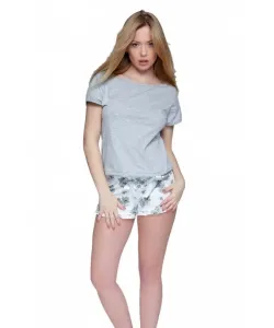 Sensis Romantic Dámské pyžamo, XL, šedo-ecru
