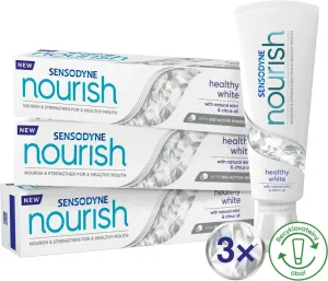 Sensodyne Zubní pasta Nourish Healthy White Trio 3 x 75 ml
