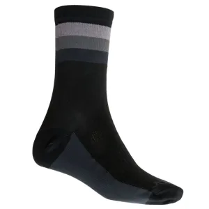 Sensor ponožky Coolmax Summer Stripe černá-šedá #1393267