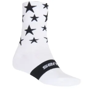 Sensor STARS ponožky bílá černá #1391751