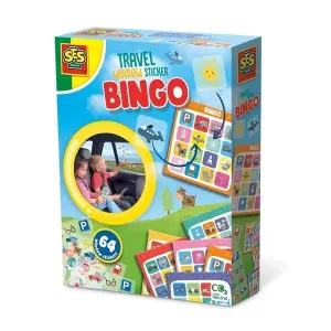 SES Cestovní hra Bingo - lepení obrázků na okno auta