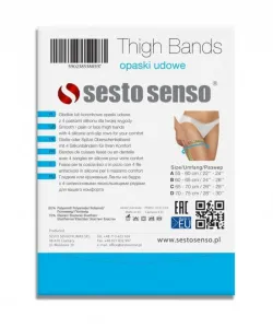 Sesto Senso Thigh Bands krajka černý Pás na stehna, 48/50, černá