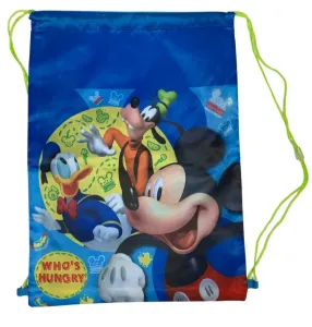 Setino Dětský stahovací batoh - Mickey Mouse modrý