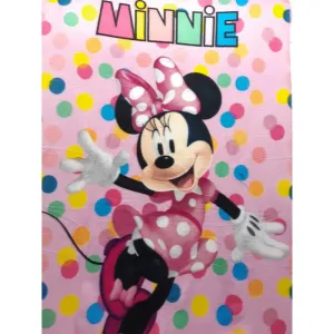 Setino Dětská deka - Minnie Mouse tečkovaná 100 x 140 cm