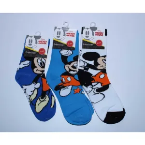 Setino Sada 3 párů dětských ponožek - Mickey Mouse mix Velikost ponožek: 31-34