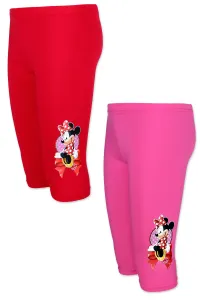 Minnie Mouse - licence Dívčí 3/4 legíny - SETINO Minnie Mouse LEG -13 , vel.92-116 Barva: Růžová, Velikost: 104