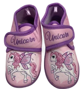 Setino Dívčí pantofle - Unicorn růžové Obuv: 27