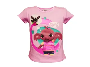 Dívčí triko - SETINO Králíček Bing 962-622, růžová světlá Barva: Růžová světlejší, Velikost: 128