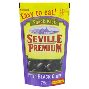 Seville premium Černé olivy bez pecky 75 g #1161395