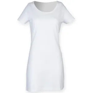 SF (Skinnifit) Dámské letní tričkové šaty - Bílá | S #3799149