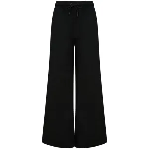 SF (Skinnifit) Dámské tepláky s širokými nohavicemi - Černá | XL