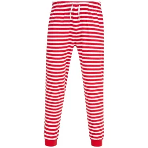 SF (Skinnifit) Pánské pyžamové kalhoty se vzorem - Červená / bílá | XXL #5394479
