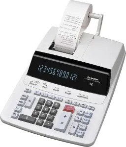 Sharp CS-2635 RHGY stolní kalkulačka s tiskárnou šedá Displej (počet míst): 12 230 V (š x v x h) 250 x 87 x 345 mm