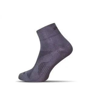 Buďchlap Vzdušné antracitové pánské ponožky #1925606