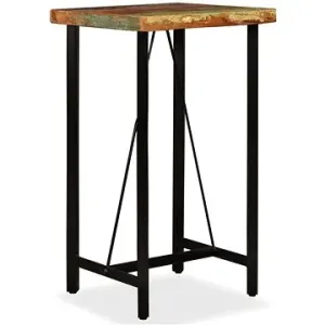 Barový stůl masivní recyklované dřevo 60x60x107 cm