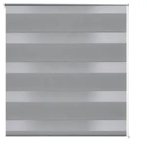 Roleta den a noc  Zebra  Twinroll 50x100 cm šedá