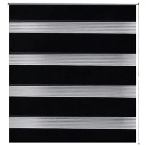 Roleta den a noc  Zebra  Twinroll 60x120 cm černá