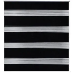 Roleta den a noc  Zebra  Twinroll 70x120 cm černá