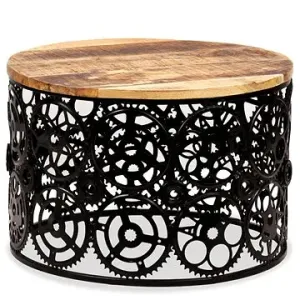 Konferenční stolek z masivního mangovníkového dřeva 60x40 cm