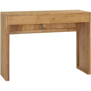 Konzolový stolek 100 × 35 × 75 cm masivní teakové dřevo
