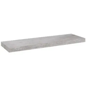 Shumee plovoucí nástěnná betonově šedá 80×23,5×3,8 cm MDF, 326600