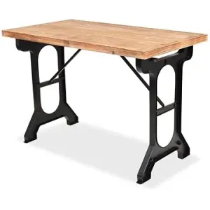 Jídelní stůl, masivní jedlové dřevo, 122x65x82 cm