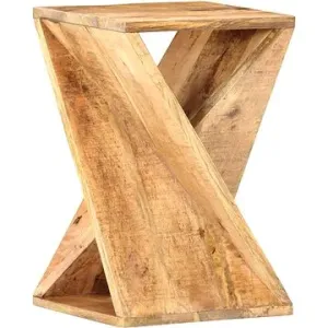 Odkládací stolek 35x35x55 cm masivní mangovníkové dřevo
