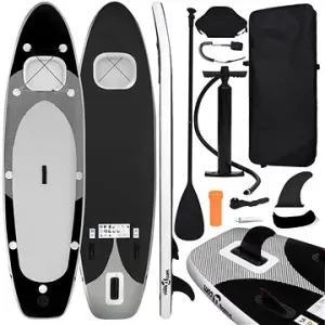 SHUMEE Nafukovací SUP paddleboard a příslušenství 360 × 81 × 10 cm, černý