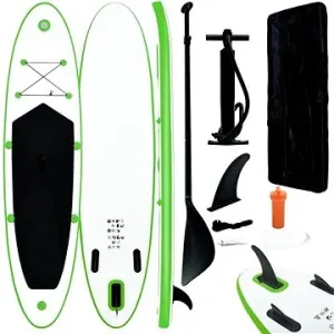 SHUMEE Nafukovací SUP paddleboard zeleno-bílý 360