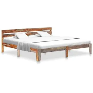 Rám postele masivní sheeshamové dřevo 200x200 cm #6174031