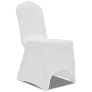 SHUMEE Potahy na židle, bílé - 100 ks v balení 274765