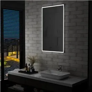 Koupelnové nástěnné zrcadlo s LED osvětlením 60 x 100 cm #6166875