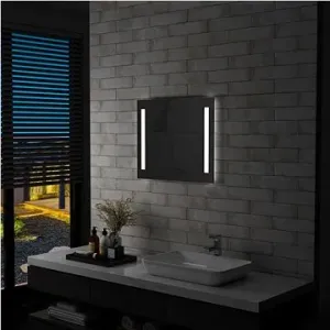 Koupelnové nástěnné zrcadlo s LED osvětlením 60 x 50 cm #6174077