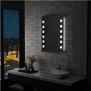 Koupelnové nástěnné zrcadlo s LED osvětlením 60 x 80 cm #6189018