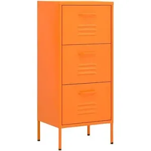 Úložná skříň oranžová 336183