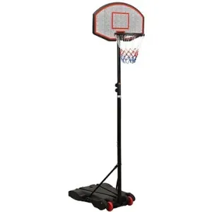 Shumee Basketbalový koš černý 216–250 cm polyethylen