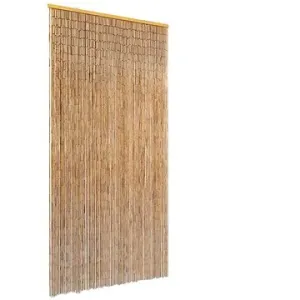 Dveřní závěs proti hmyzu, bambus, 90x220 cm