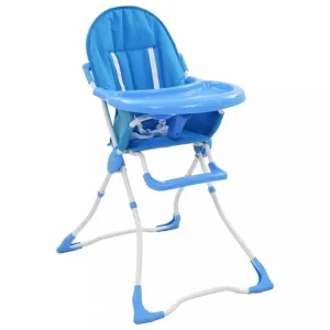 Dětská jídelní židlička Dekorhome Modrá #94173